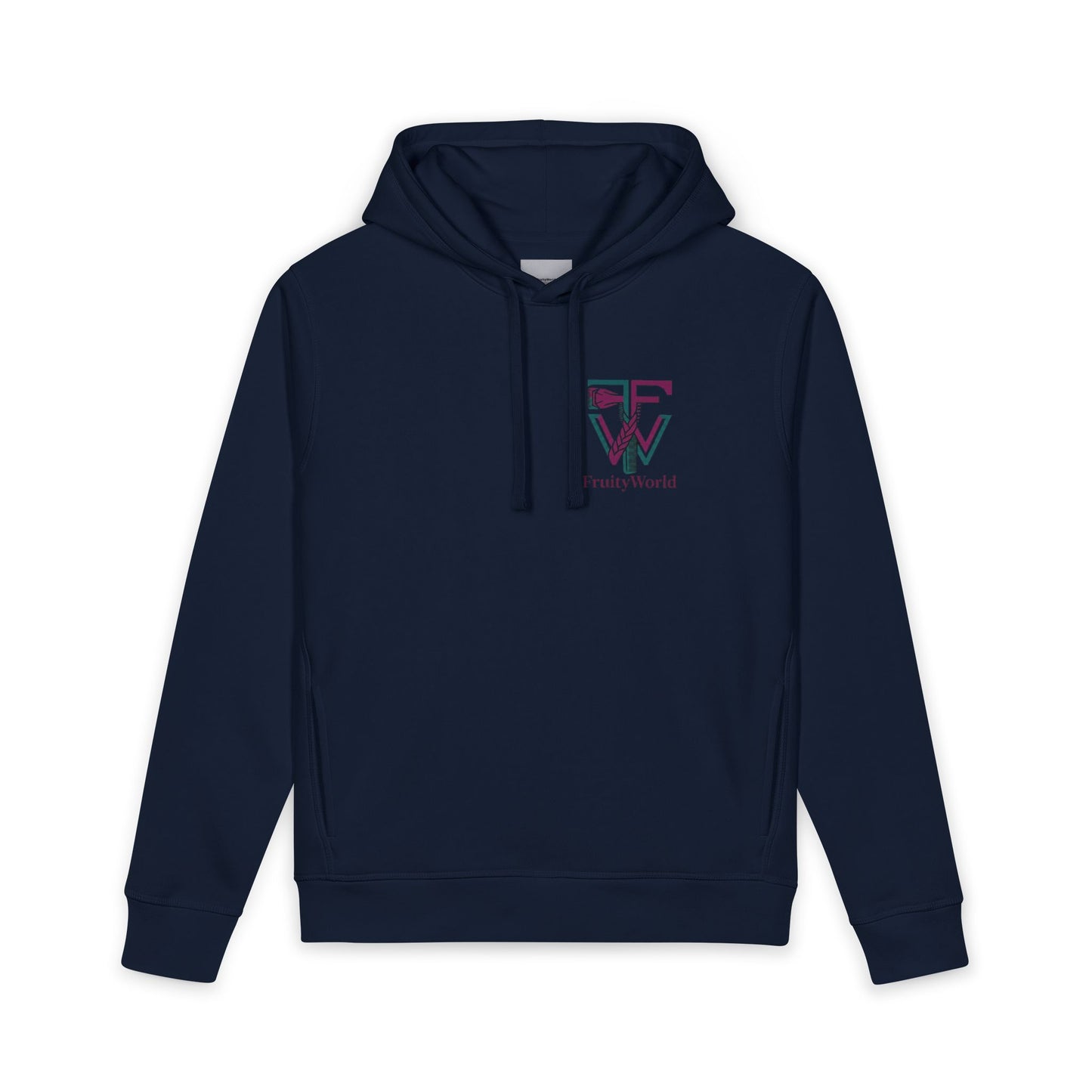 Organic Side Pocket Hoodie with FW FruityWorld Logo