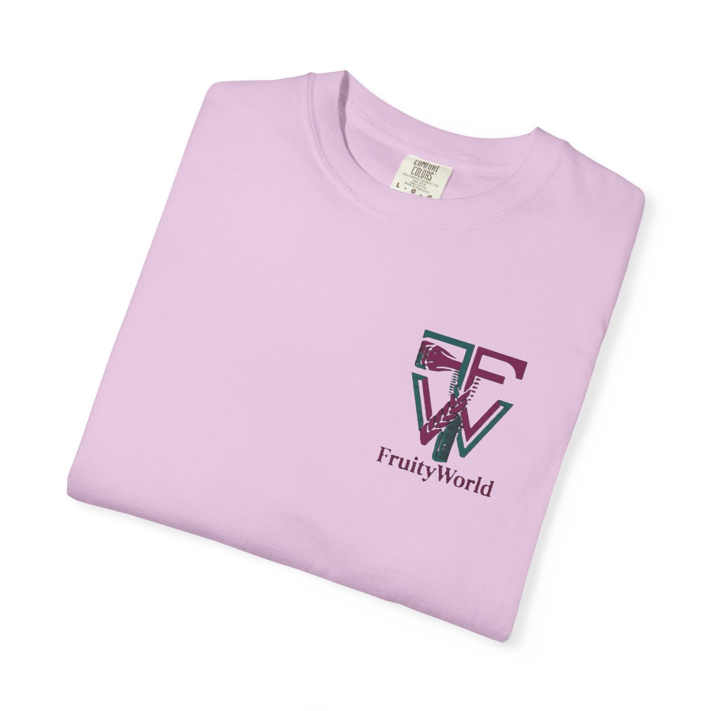 T-Shirt — FruityWorld Retro Logo Chest Print