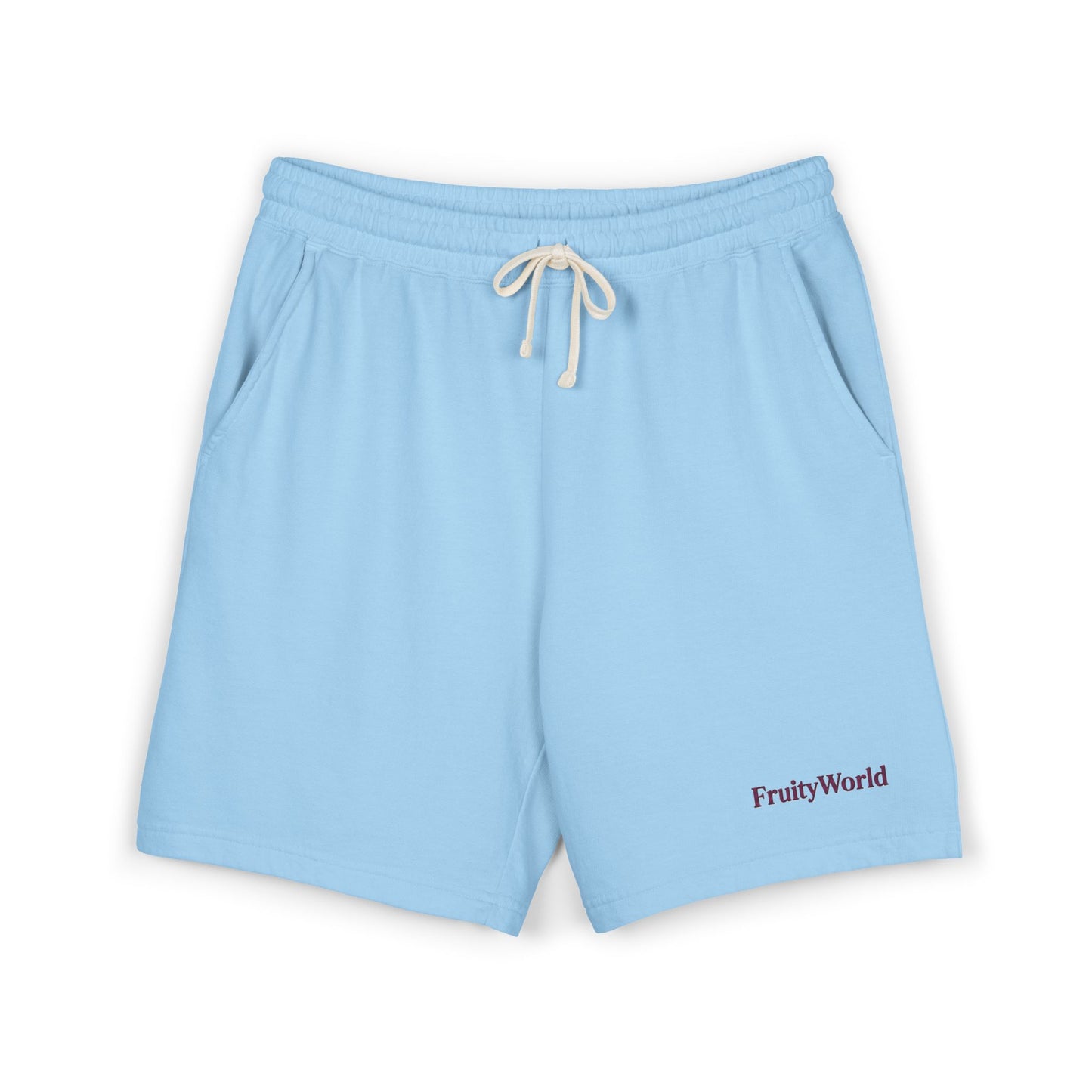 Fleece Sweat Shorts with 'FruityWorld' Logo