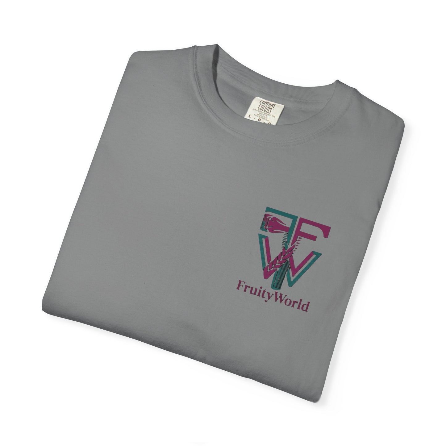 T-Shirt — FruityWorld Retro Logo Chest Print