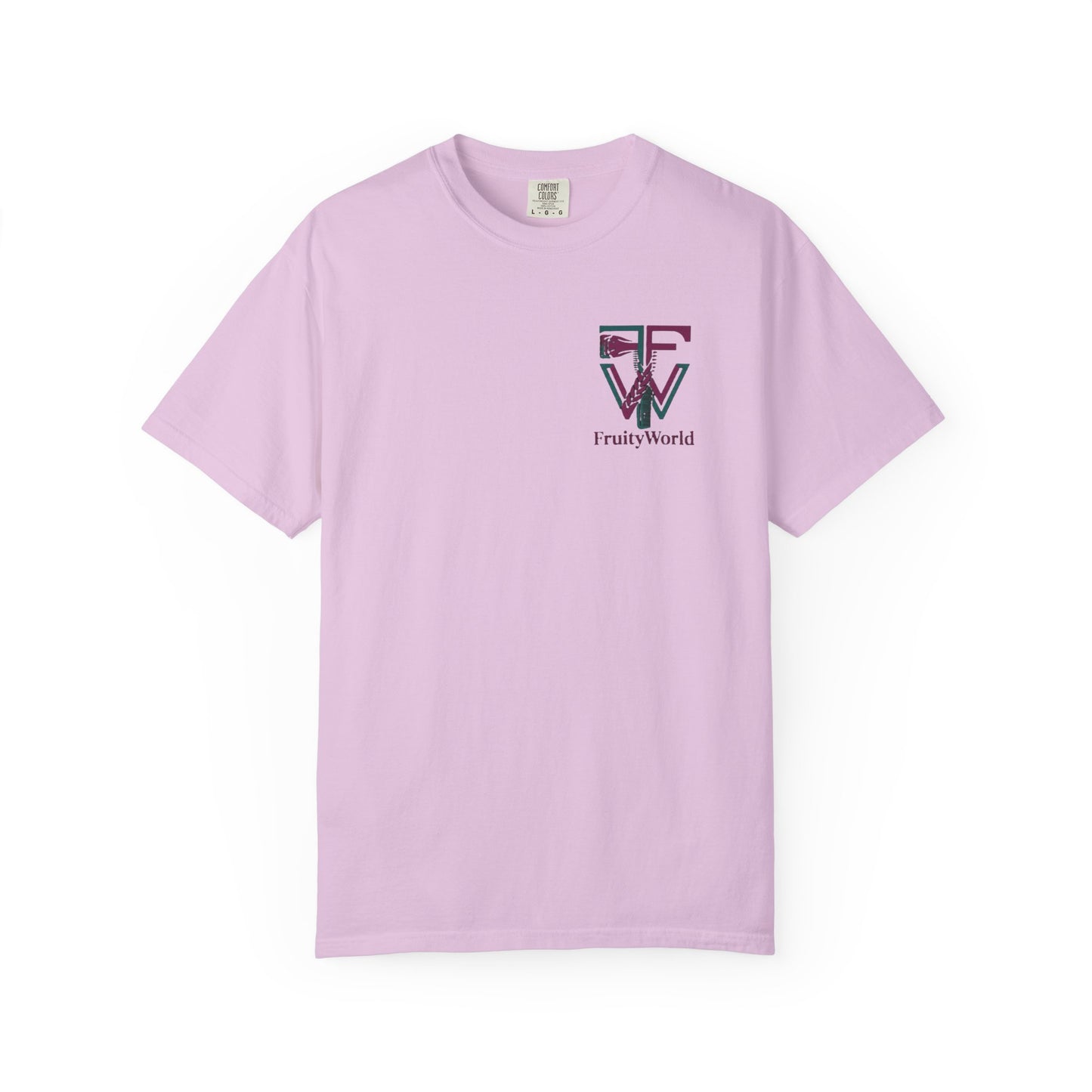 T-Shirt — FruityWorld Retro Logo Chest Print
