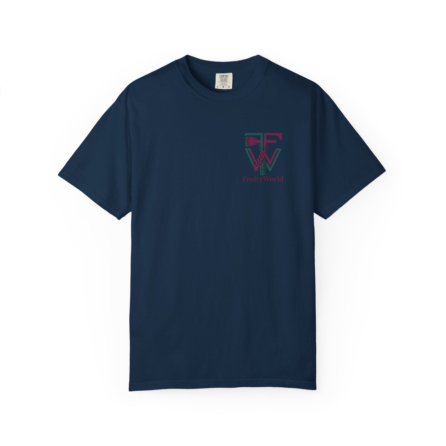 T-Shirt — FruityWorld Retro Logo Chest Print