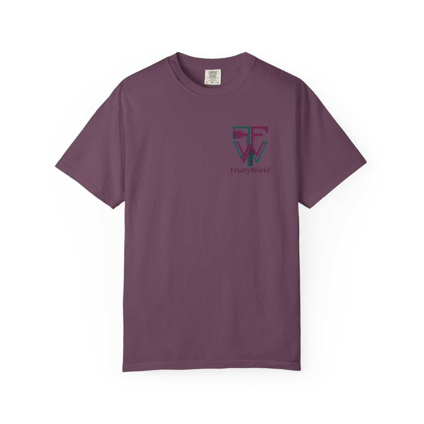 T-Shirt — FruityWorld Retro Logo Chest Print