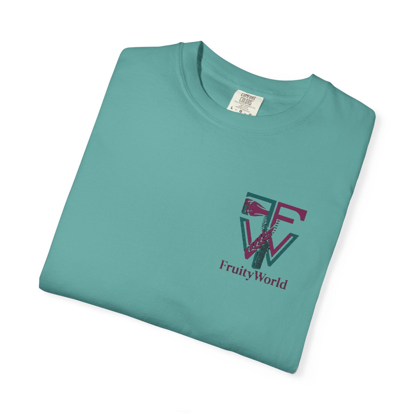 T-Shirt — FruityWorld Retro Logo Chest Print
