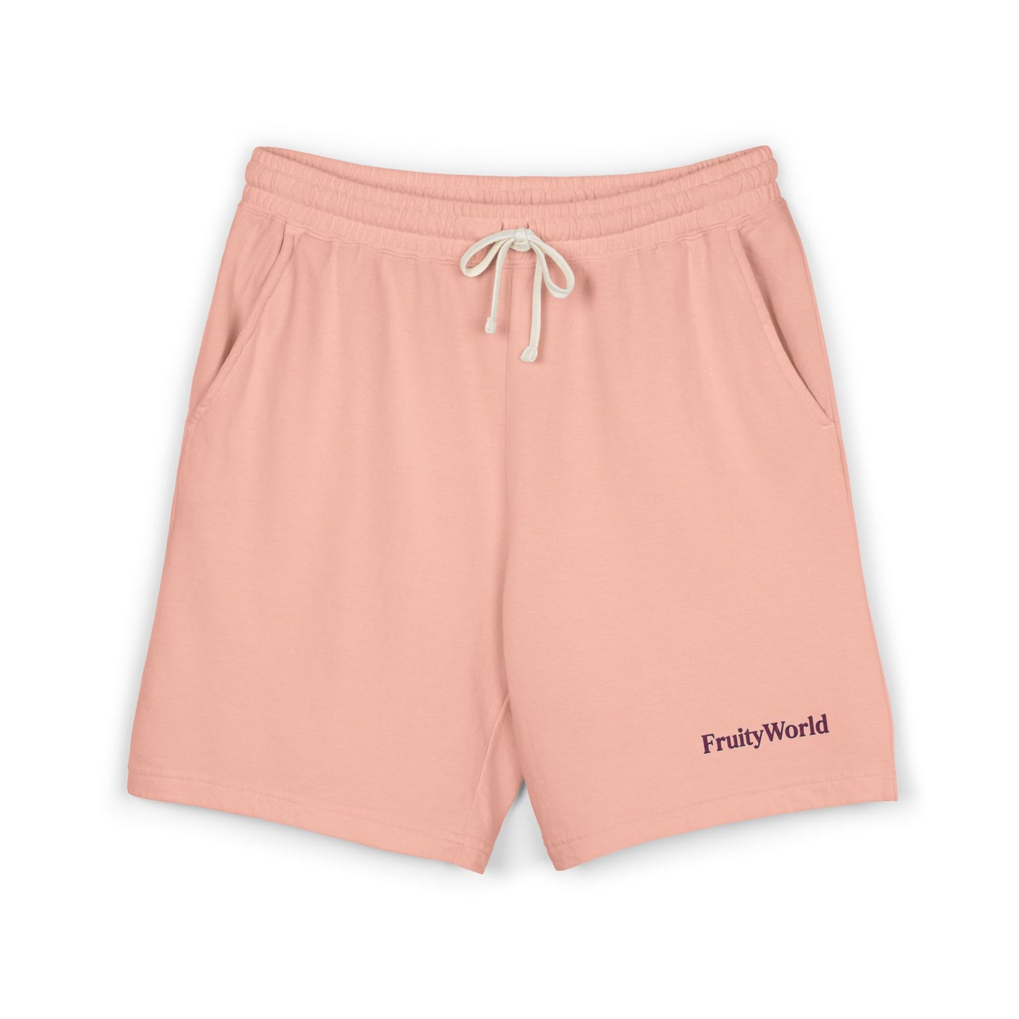 Fleece Sweat Shorts with 'FruityWorld' Logo