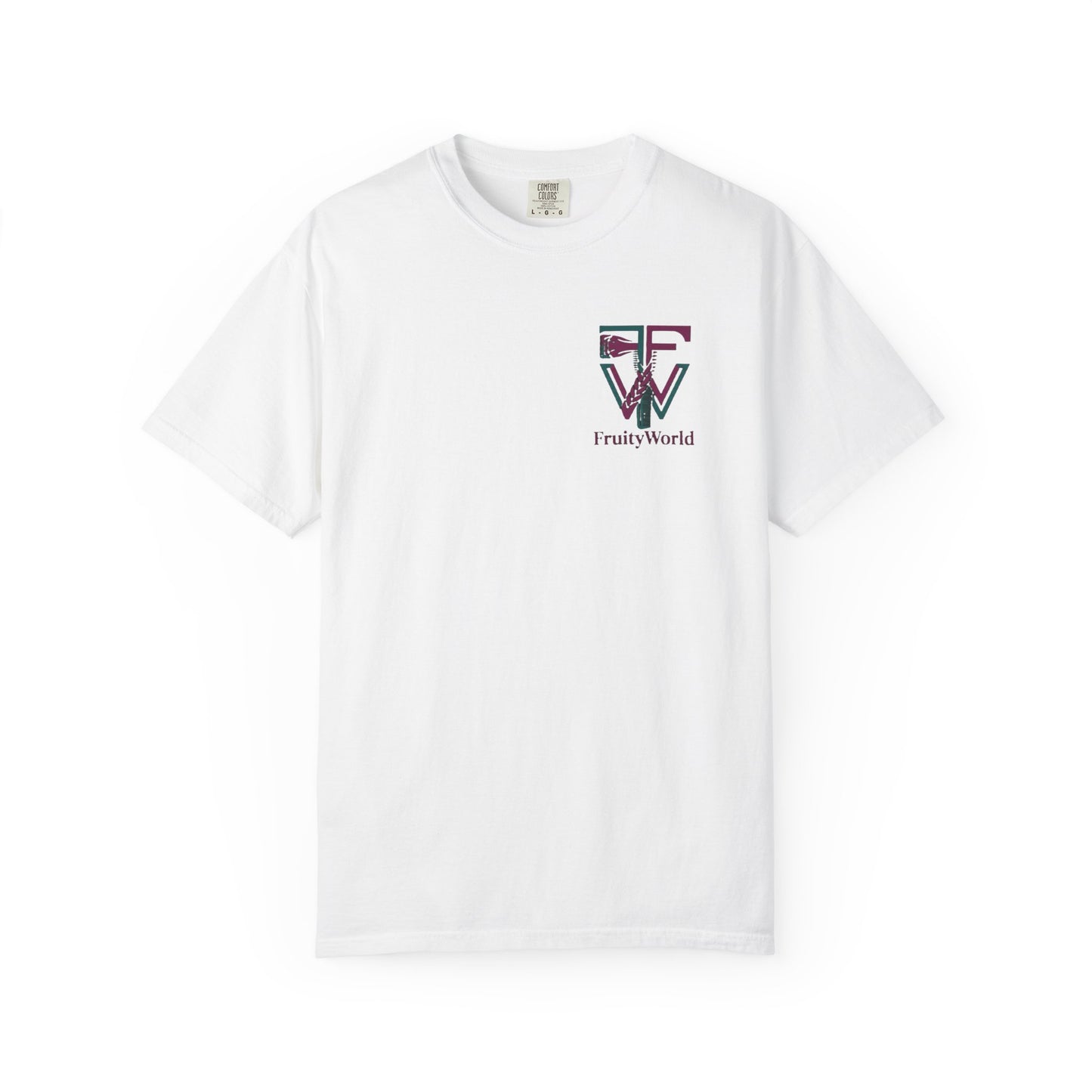 T-Shirt — FruityWorld Retro Logo Chest Print