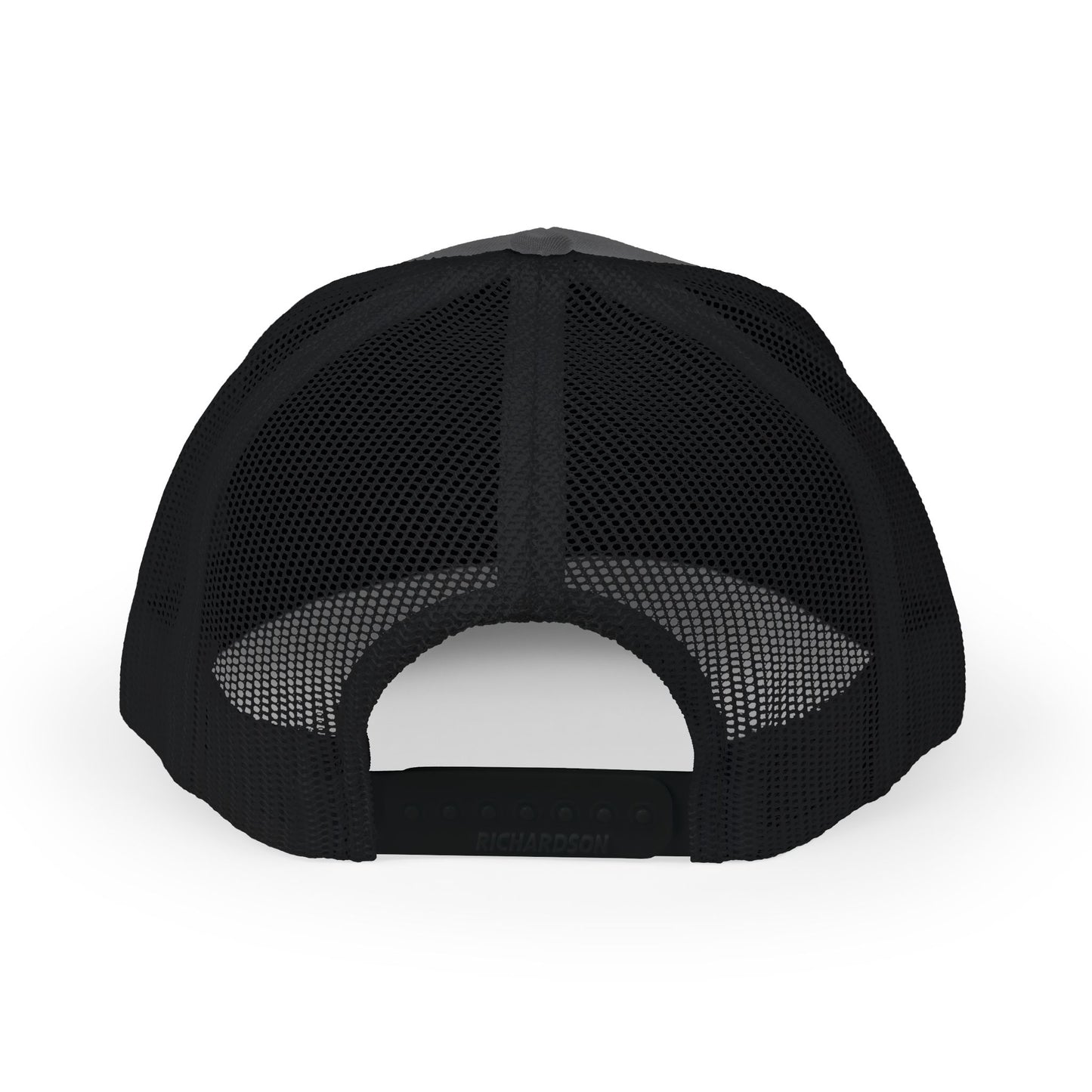 Trucker Cap with Purple Glitter Crossed Clippers & Comb Embroidery