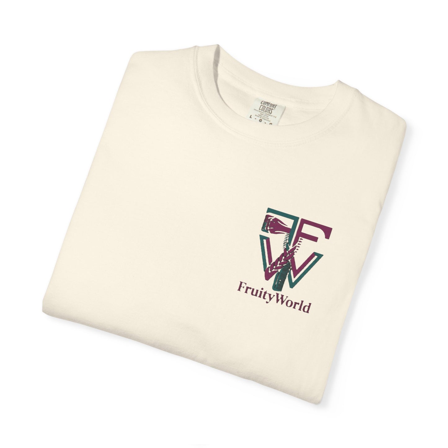 T-Shirt — FruityWorld Retro Logo Chest Print