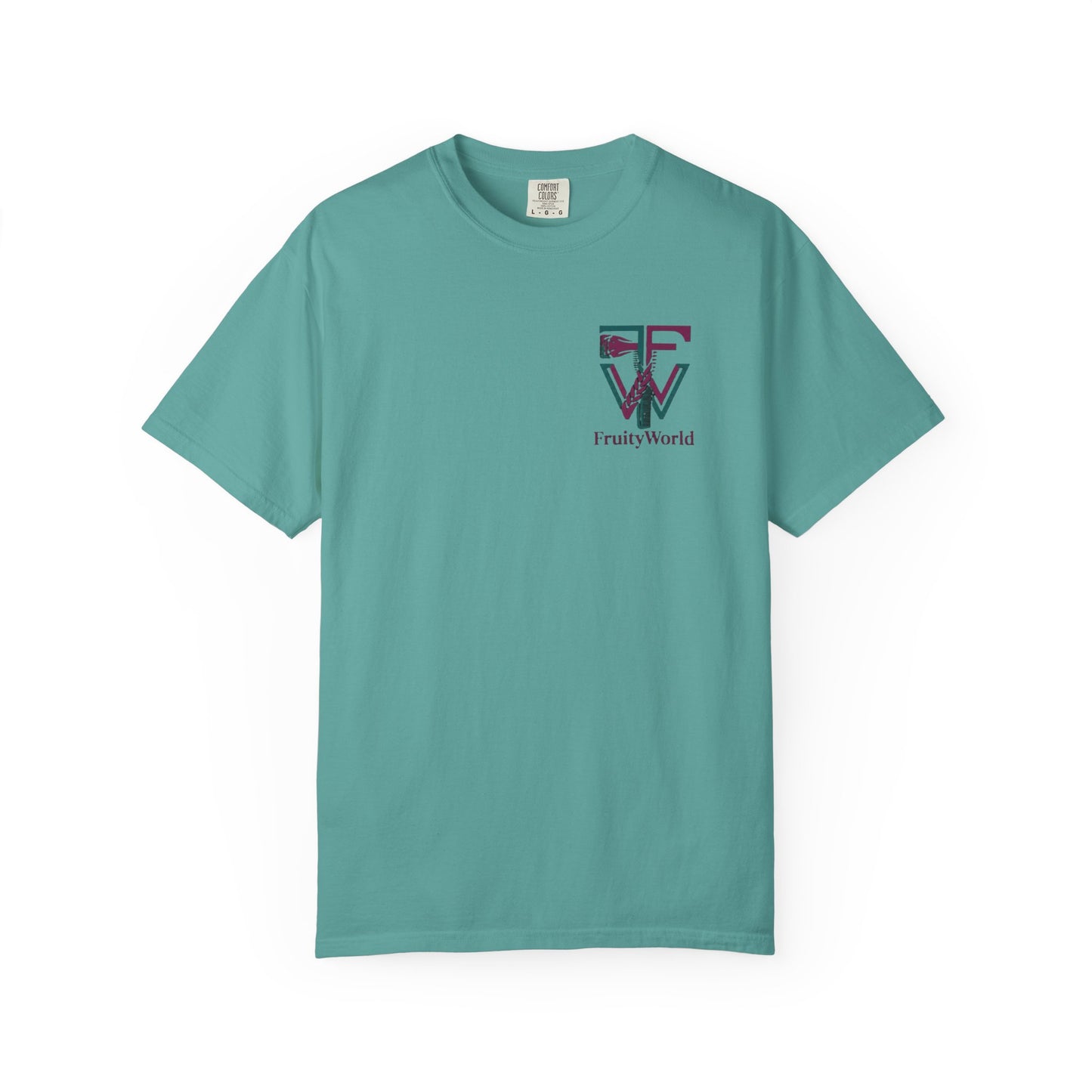 T-Shirt — FruityWorld Retro Logo Chest Print