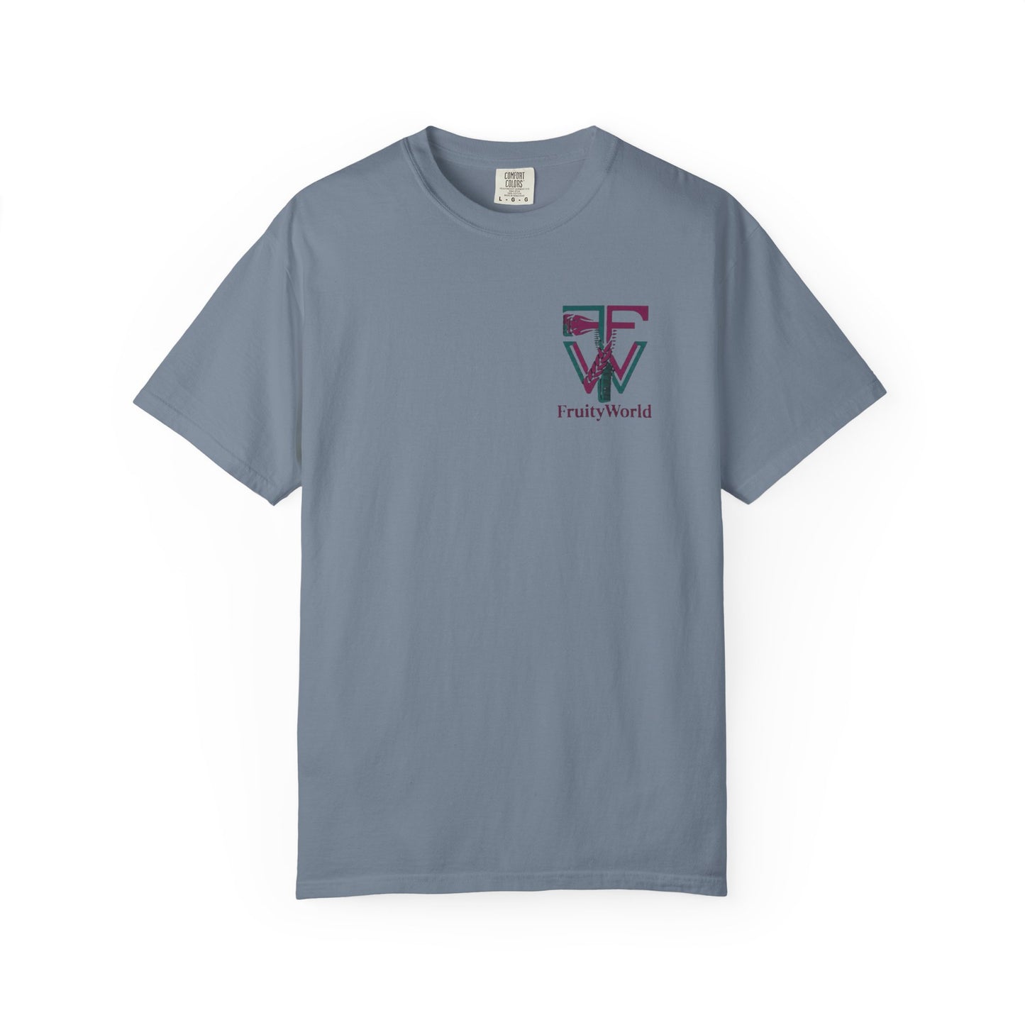 T-Shirt — FruityWorld Retro Logo Chest Print