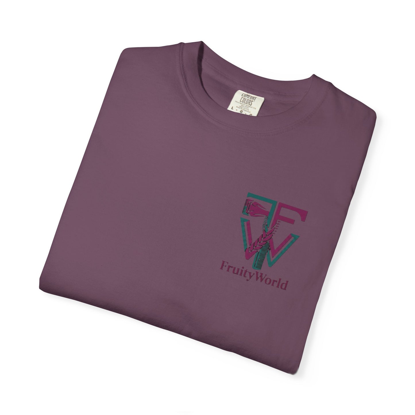 T-Shirt — FruityWorld Retro Logo Chest Print