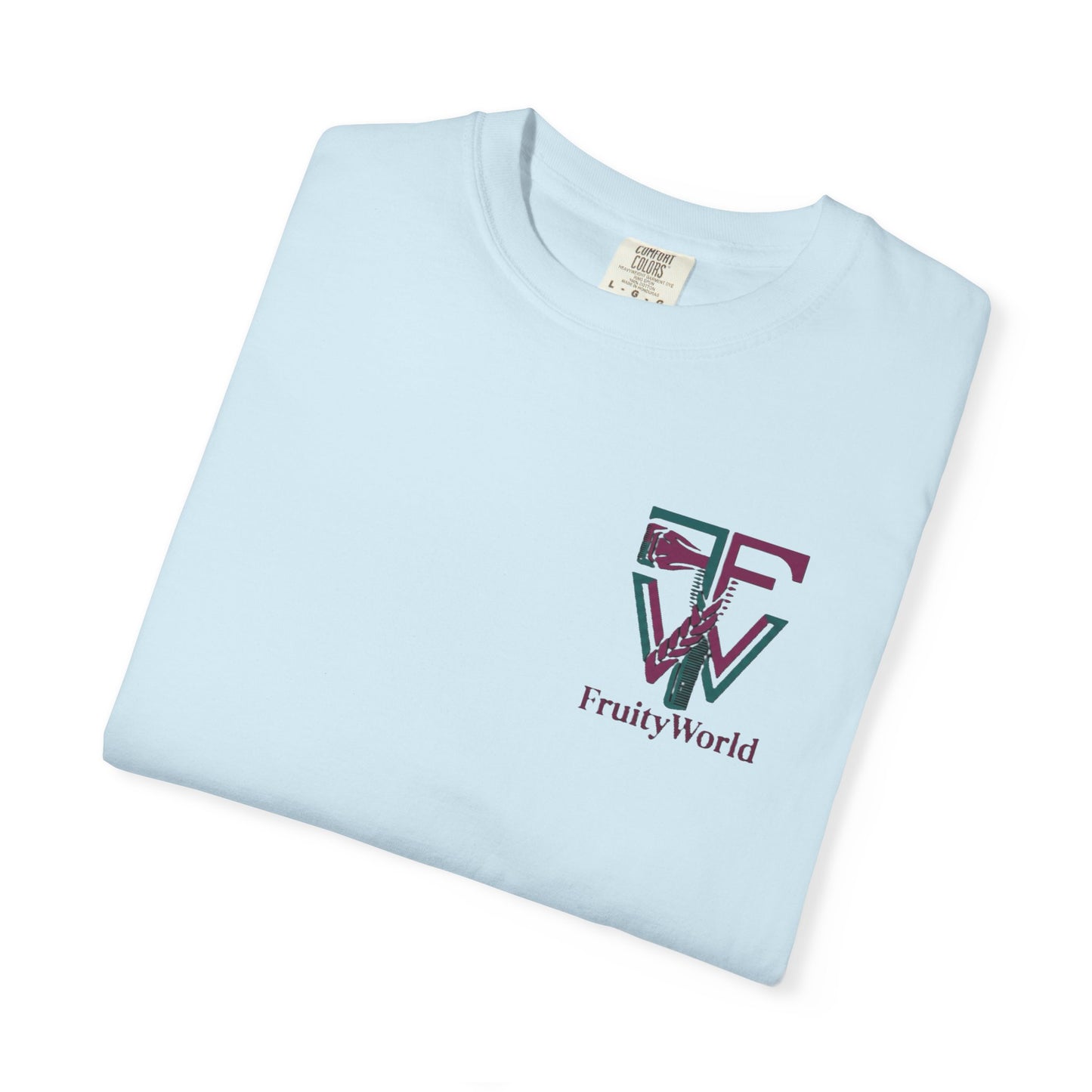 T-Shirt — FruityWorld Retro Logo Chest Print