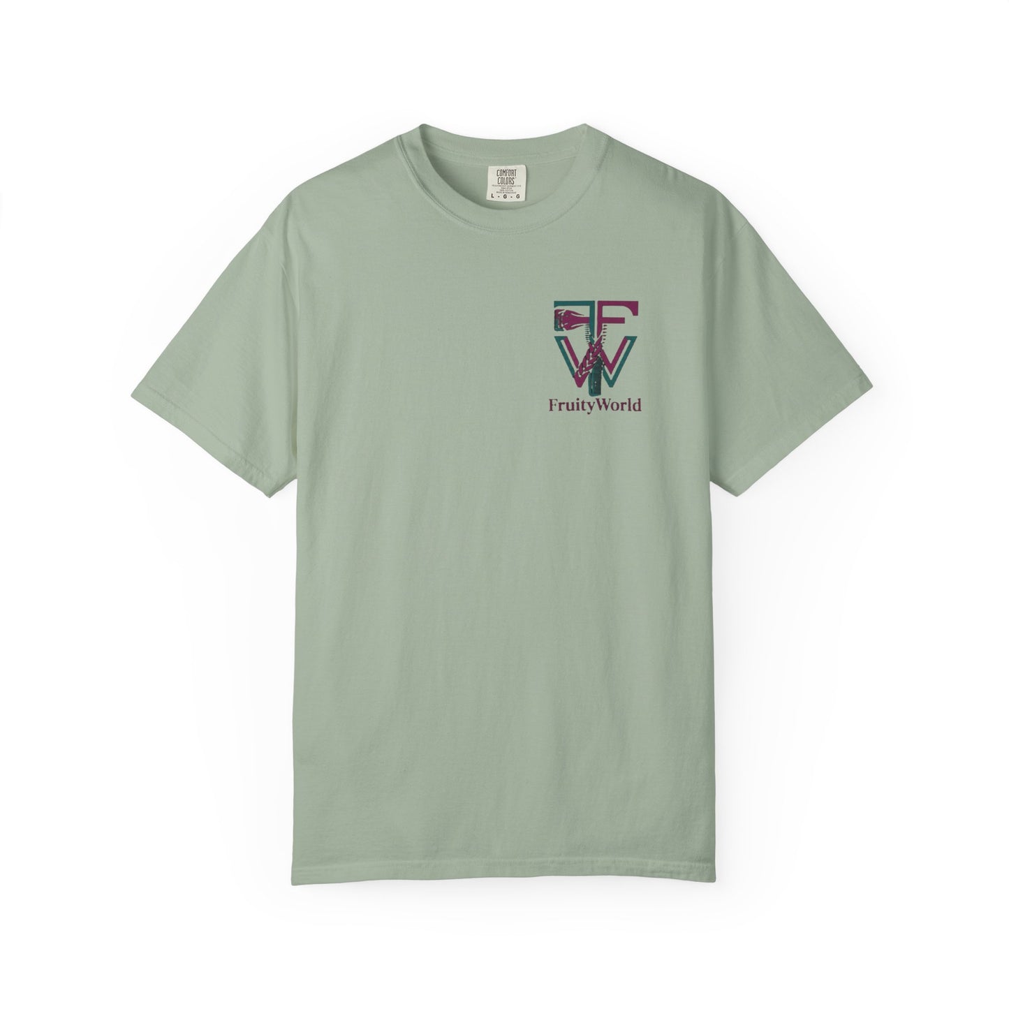 T-Shirt — FruityWorld Retro Logo Chest Print