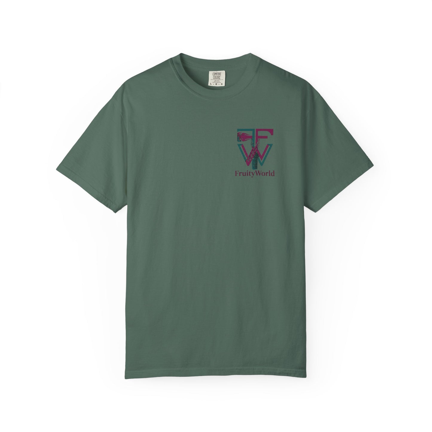 T-Shirt — FruityWorld Retro Logo Chest Print