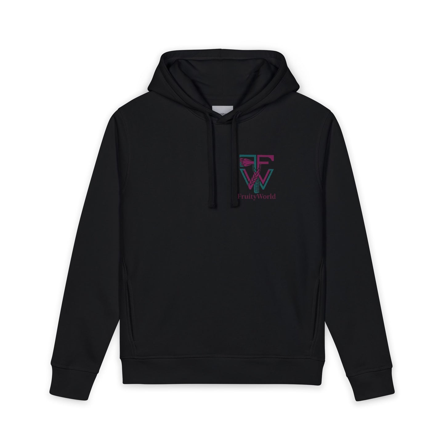 Organic Side Pocket Hoodie with FW FruityWorld Logo