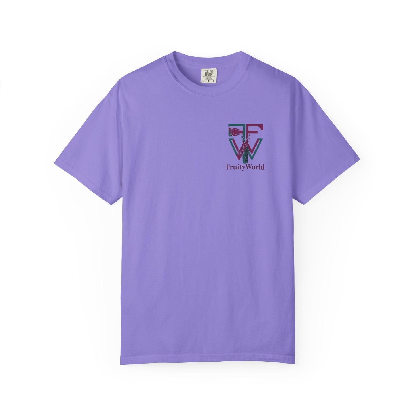 T-Shirt — FruityWorld Retro Logo Chest Print