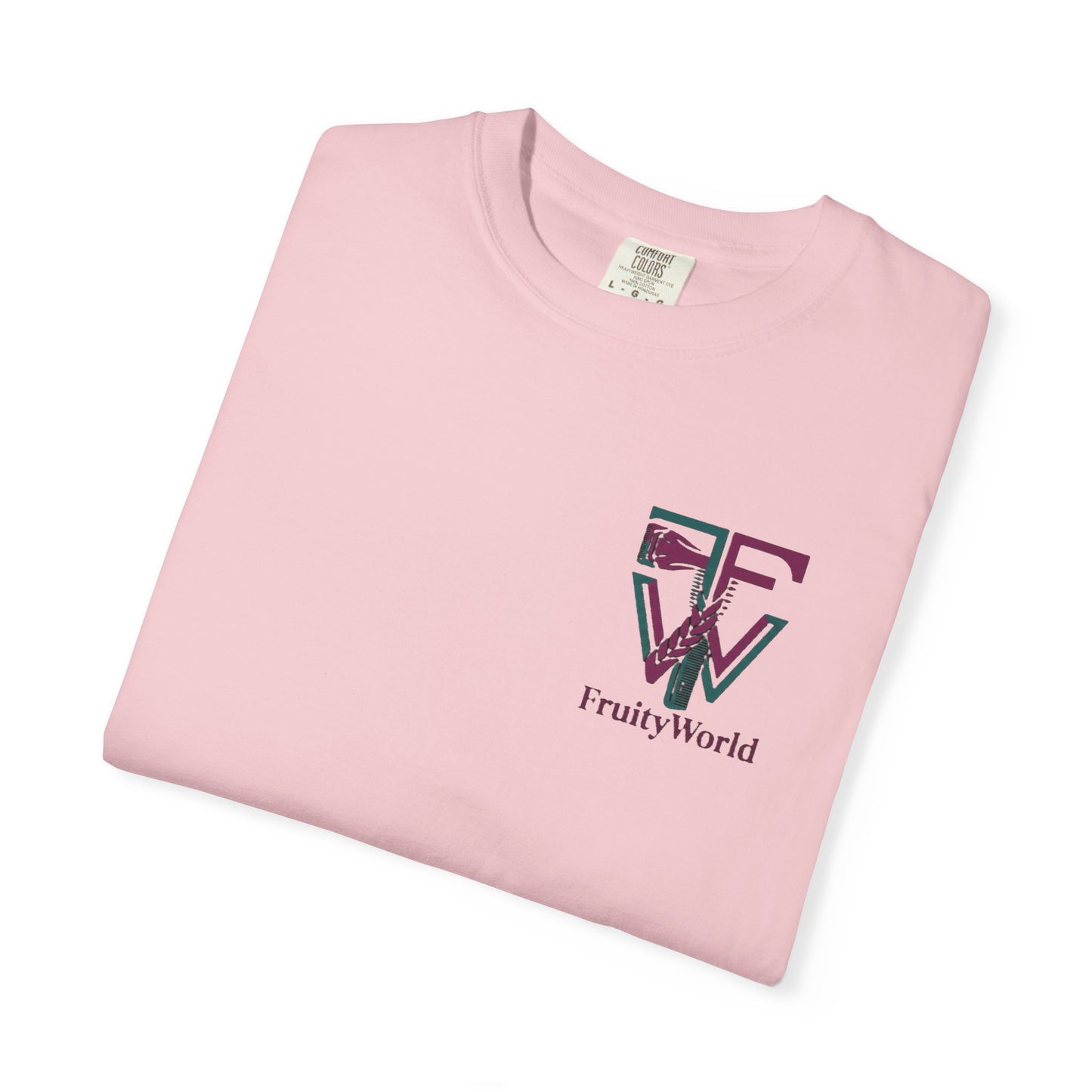 T-Shirt — FruityWorld Retro Logo Chest Print