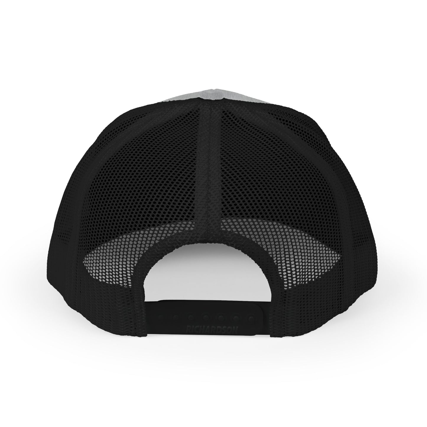 Trucker Cap with Purple Glitter Crossed Clippers & Comb Embroidery