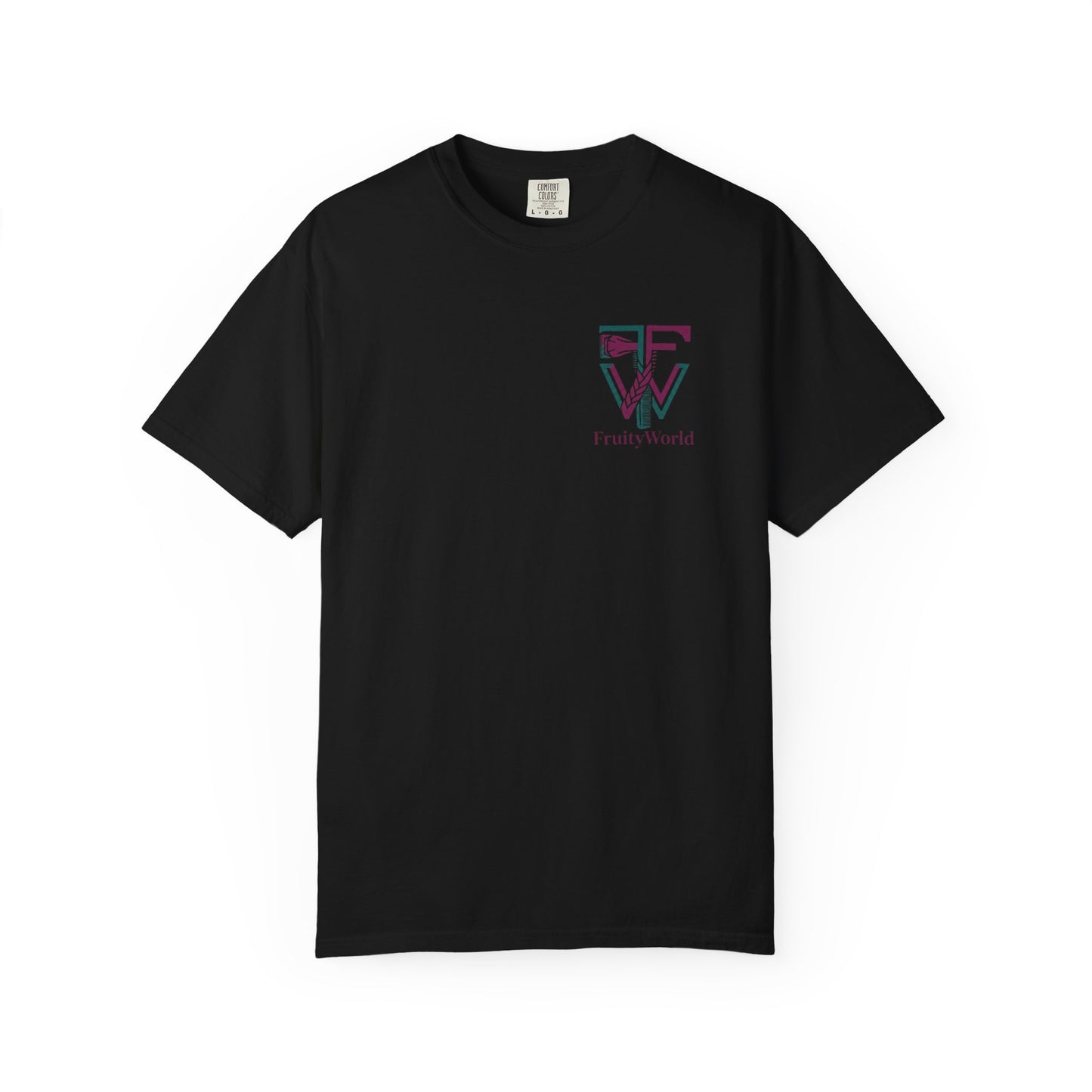 T-Shirt — FruityWorld Retro Logo Chest Print