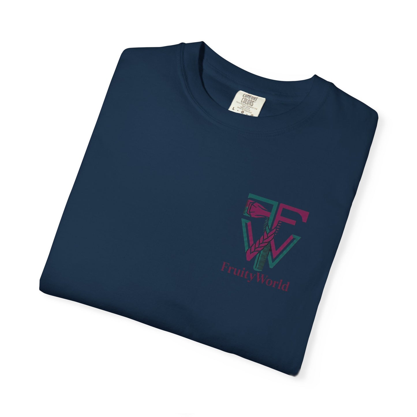 T-Shirt — FruityWorld Retro Logo Chest Print