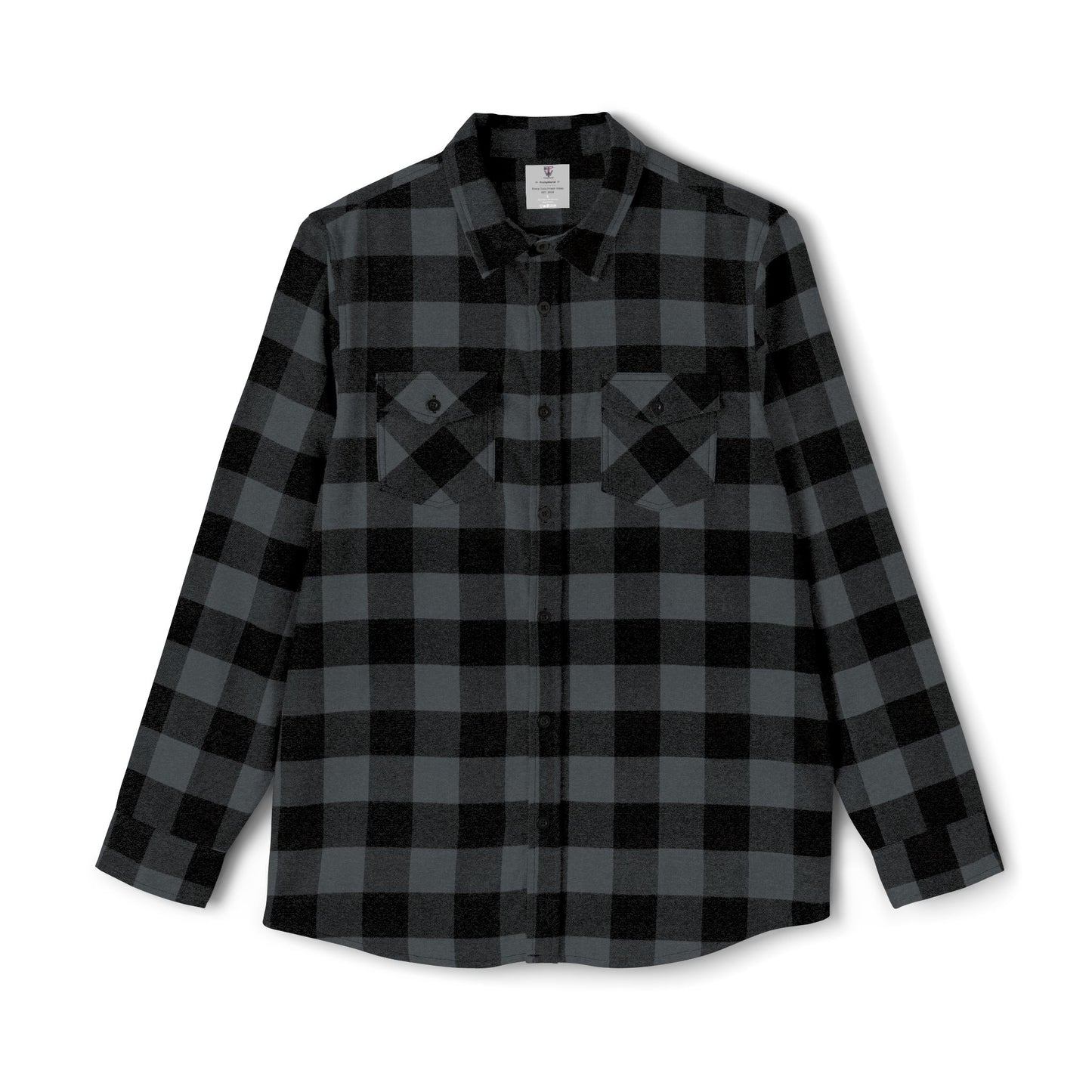 Green Black Buffalo Plaid Flannel Shirt