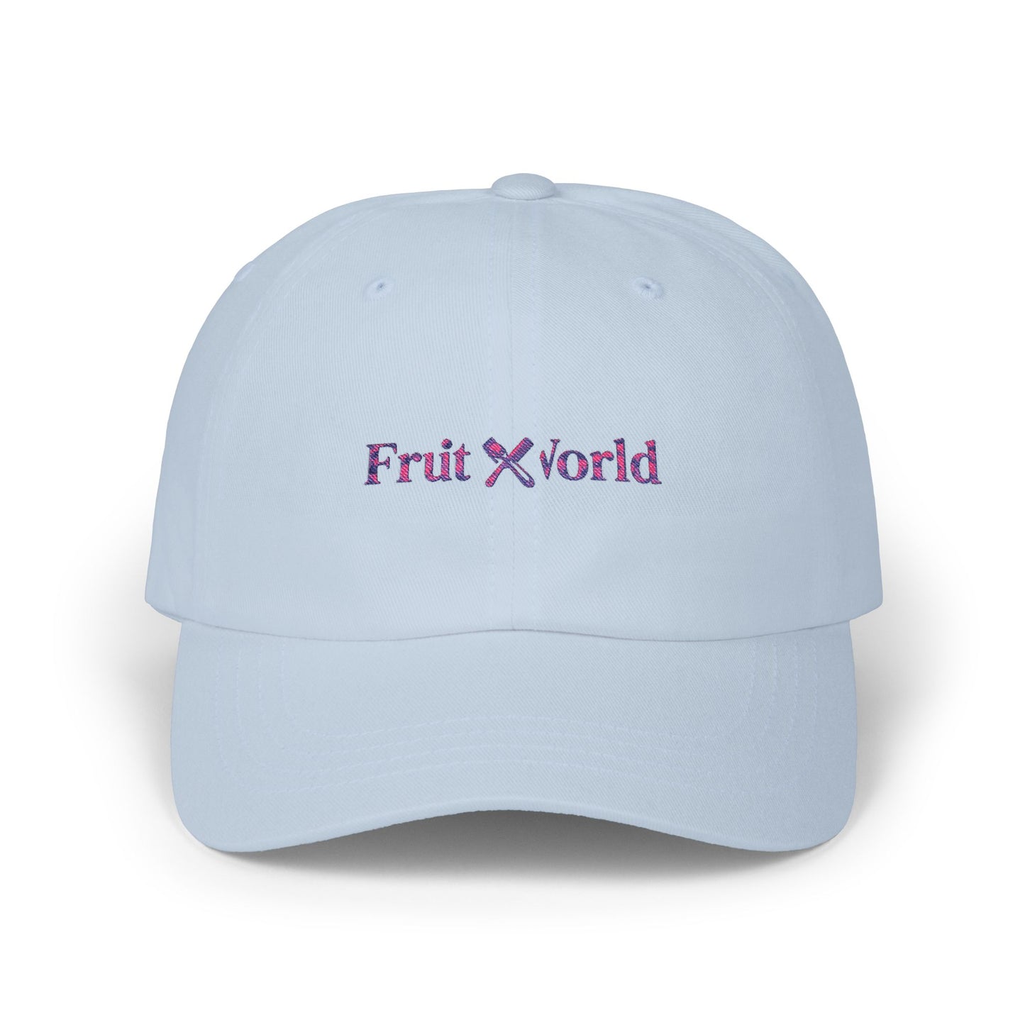 Dad Cap — 'Fruit World' Embroidered Logo Baseball Hat