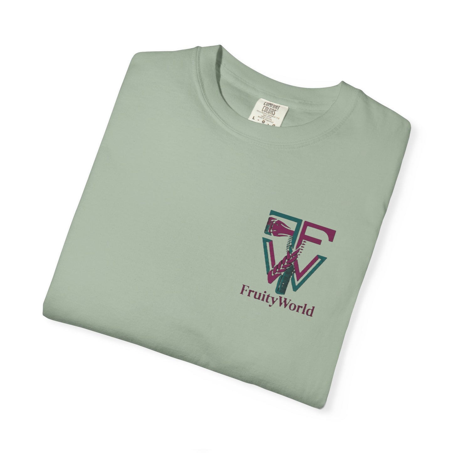 T-Shirt — FruityWorld Retro Logo Chest Print
