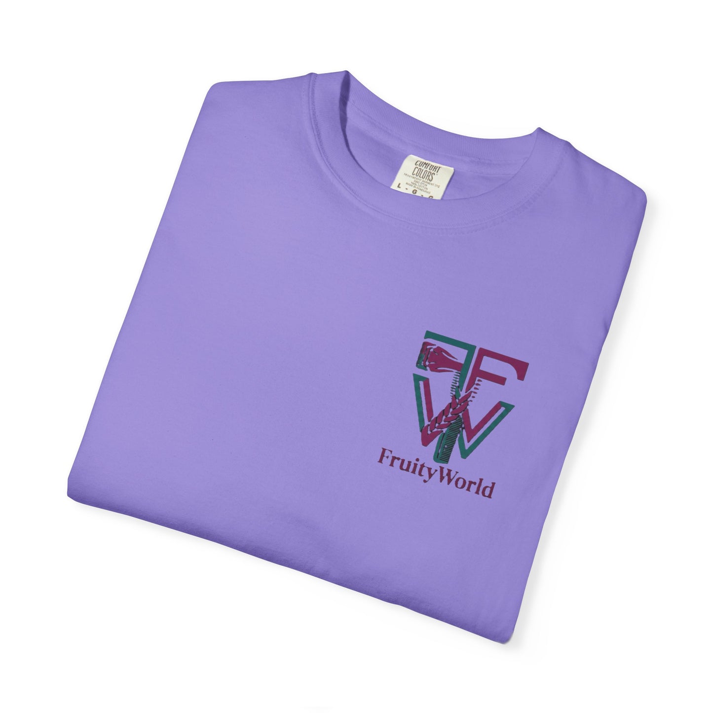 T-Shirt — FruityWorld Retro Logo Chest Print