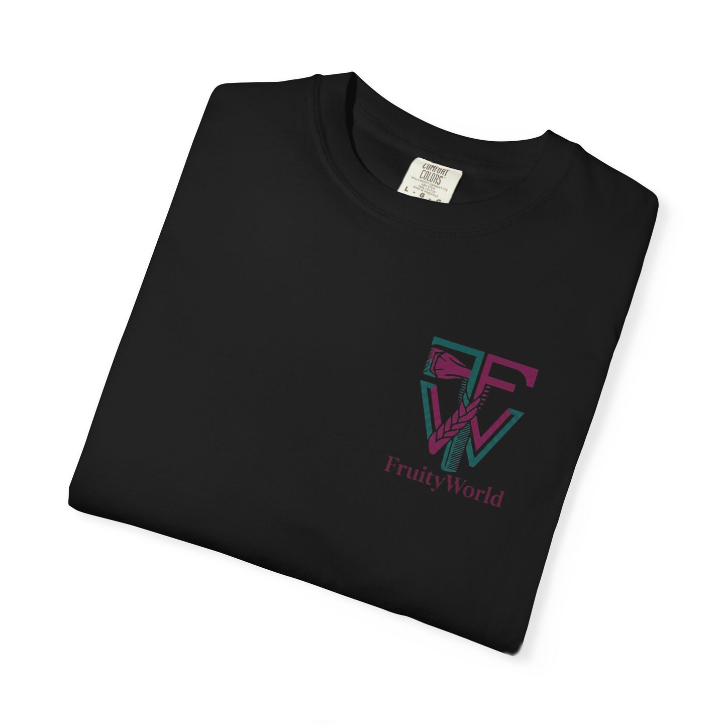 T-Shirt — FruityWorld Retro Logo Chest Print